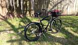 2009 Raleigh Special - Bruiser 8i - Click to view photo 10 of 23. With custom powder coated Brooks B190, new leather grips, new double leg kick stand, and new rear reflector/tail light.... cool reflection by day.