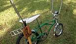 Schwinn Sting-Ray Krate ''Jalepeo Popper'' - Click to view photo 4 of 9. Schwinn Sting-Ray Krate ''Jalepeo Popper'', Schwinn speedometer, Mighty Mac rack, Androck baseball bat holder...