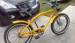 2007 Felt Taxi - Click to view photo 4 of 7. Felt Taxi with Felt double crown fork, lay back seatpost, Brooks B33 saddle, Primo Super Tenderizer pedals, leather grips, Nirve drink caddy, LED tail light, license plate bracket, and plate.